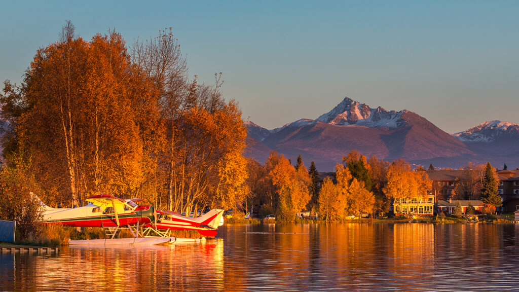 Spenard Lake in Anchorage