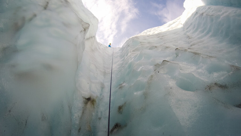 Root Glacier ice cave