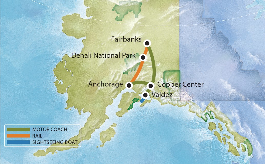 Tour 6NP Route Map