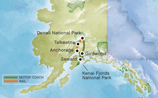 Tour 6AN Route Map