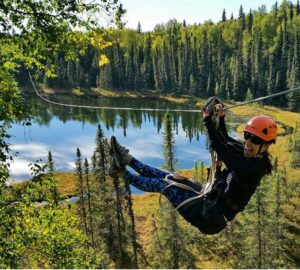 ziplining