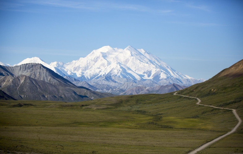 "The Great One", Denali, inside the park and the park road