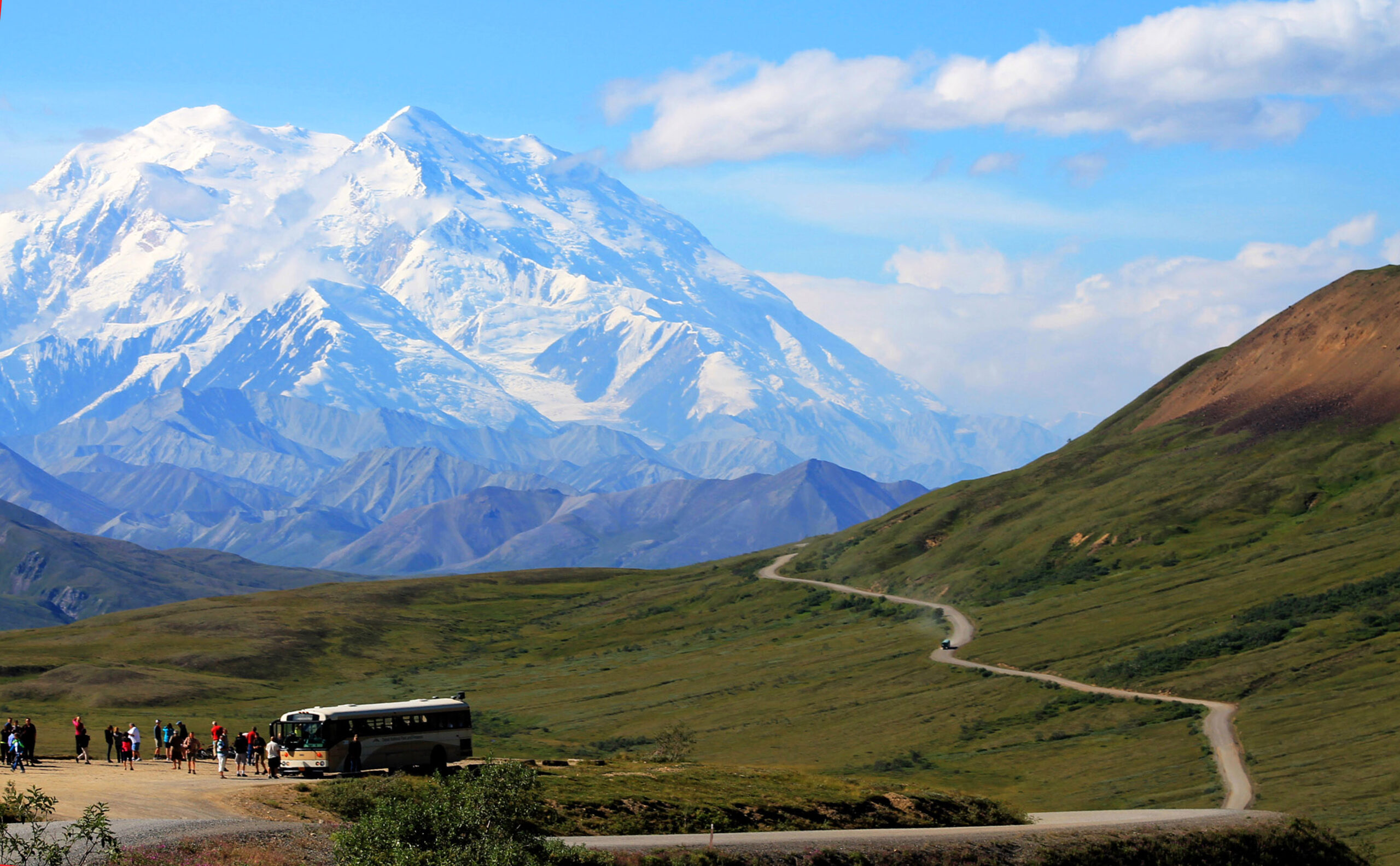 Bus in Denali National Park