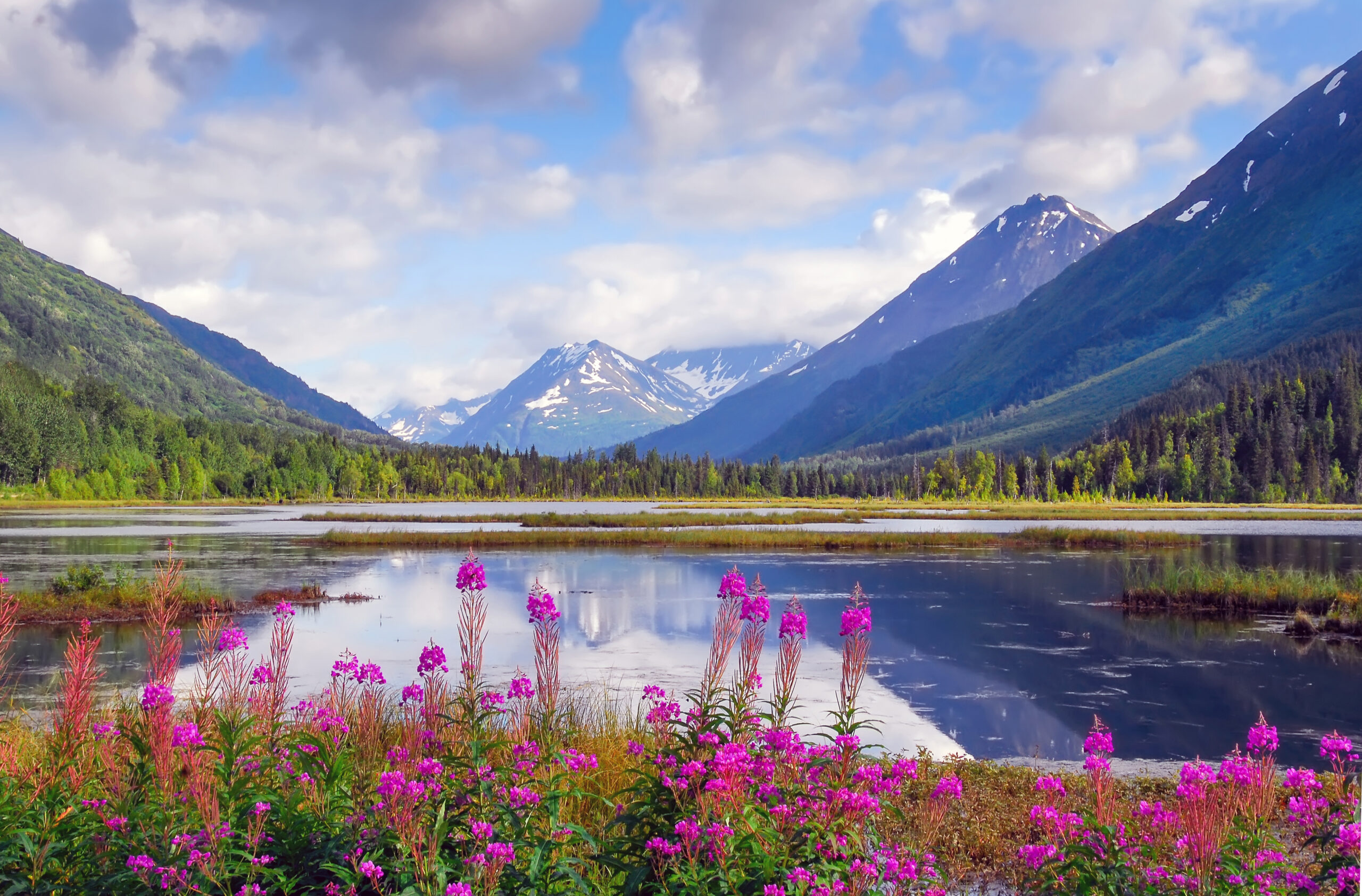 Tern Lake on Kenai Peninsula